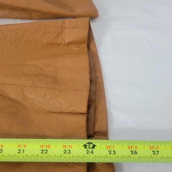 Bagatelle Womens Leather Jacket Size 8 Petite Long Sleeve Brown - Picture 6 of 10